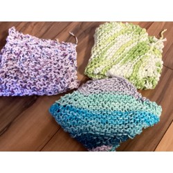 Multi color washcloths